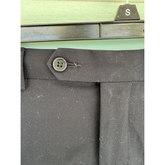 Michael Kors Women’s Blue Flat Front Stretch Dress Pants Size‎ L 36x32 - Picture 2 of 9